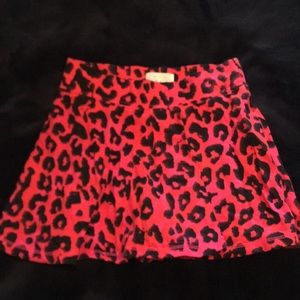 Girls Leopard Print Skirt